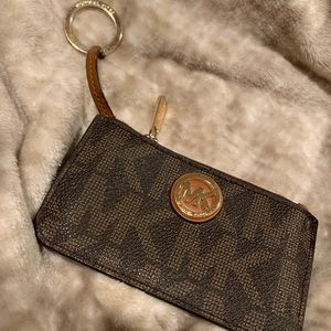 Michael Kors key ring coin purse